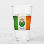Rooney Surname Irish Flag Glas (Vorderseite)