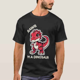 Roooar Ich Bin Ein Dinosaurier-Cartoon T-Rex Monst T-Shirt