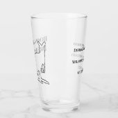 Roos & Brews Bachelor Party Memory Glas (Links)