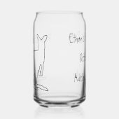Roos & Brews Stag Party Glass Dosenglas (Links)