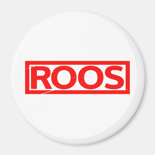 Roos-Briefmarke Magnet (Vorne)