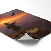 Roosevelt am Grand Canyon Poster (Ecke)