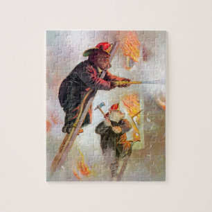 Roosevelt Bär Feuerwehr Puzzle