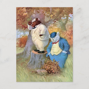 Roosevelt Bärendetektive im Wald Postkarte