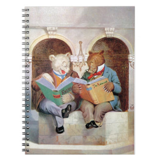 Roosevelt Bears an der öffentlichen Bibliothek Notizblock