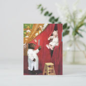 Roosevelt Bears auf einem Zug im Schlafwagen Postkarte (Stehend Vorderseite)