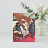 Roosevelt Bears Fahrt mit dem Zug Postkarte (Stehend Vorderseite)