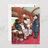 Roosevelt Bears Fahrt mit dem Zug Postkarte (Vorne/Hinten)