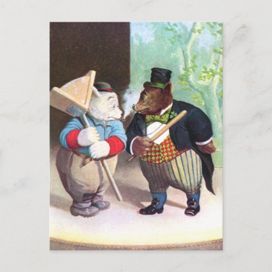 Roosevelt Bears on the Vaudeville Stage Postkarte (Vorderseite)