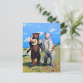 Roosevelt Bears Out im amerikanischen Westen Postkarte (Stehend Vorderseite)