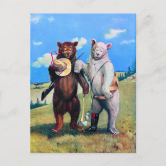 Roosevelt Bears Out im amerikanischen Westen Postkarte