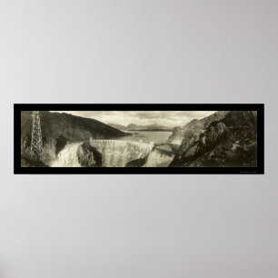 Roosevelt Dam Overflow Foto 1916 Poster