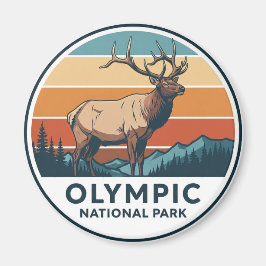 Roosevelt Elk Washington olympischer Nationalpark Magnet