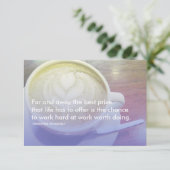 Roosevelt-Erfolgszitat Einladung (Stehend Vorderseite)