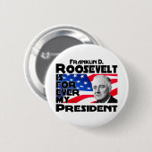 Roosevelt, F für immer Button (Vorne & Hinten)