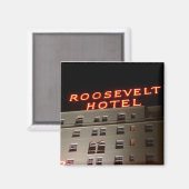 Roosevelt Hotel Magnet (Vorderseite/Rückseite)
