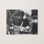 Roosevelt in einem Rollstuhl Puzzle (Horizontal)