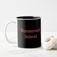 Roosevelt-Insel-Rot-Tasse