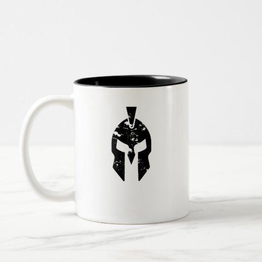 Roosevelt Man in der Arenakriege in Schwarz Zweifarbige Tasse (Links)