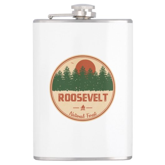 Roosevelt National Forest Flachmann (Vorderseite)