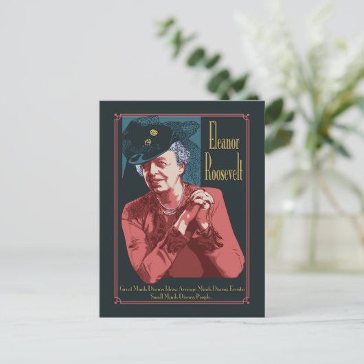 Roosevelt Postkarte (Stehend Vorderseite)