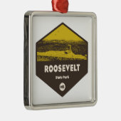 Roosevelt Staat Park Mississippi Ornament Aus Metall (Rechts)