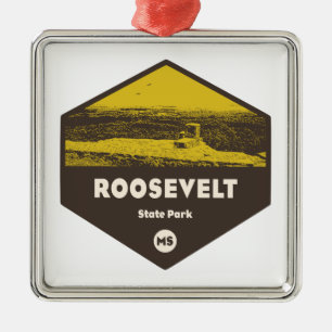 Roosevelt Staat Park Mississippi Ornament Aus Metall