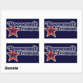 Roosevelt Truman 1944 Rechteckiger Aufkleber (Blatt)