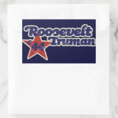 Roosevelt Truman 1944 Rechteckiger Aufkleber (Tasche)