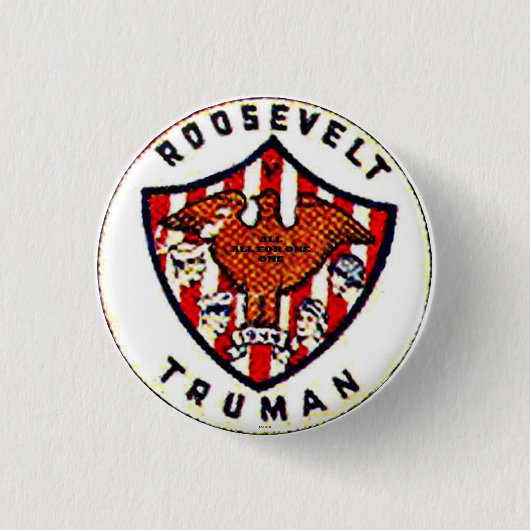 Roosevelt-Truman - Knopf Button (Vorderseite)