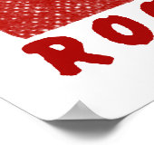 Roosevelt + Wallace, rot Poster (Ecke)