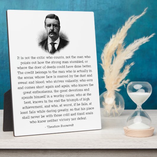 Roosevelts Mann in der Arena Fotoplatte (Seite)