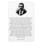 Roosevelts Mann in der Arena Magnet (Vertikal)