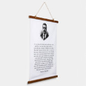 Roosevelts Mann in der Arena Wandteppich Mit Holzrahmen (Gewinkelt)