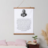 Roosevelts Mann in der Arena Wandteppich Mit Holzrahmen (Schlafzimmer)