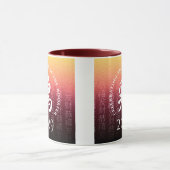 Rooster 鶏 Red Gold Chinese Zodiac Lunar Symbol Tasse (Zentrum)