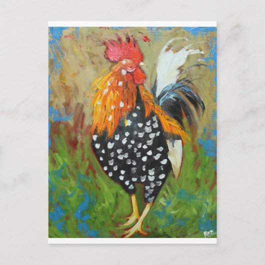 Rooster#485 Postkarte (Vorderseite)