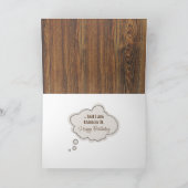 Rooster 50. Geburtstag Spaß Karte (Innenseite)