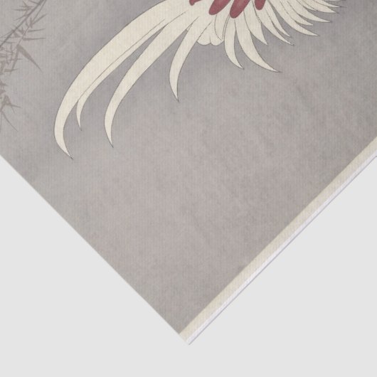 Rooster and Chicken von Ohara Koson Seidenpapier (Ausschnitt)