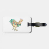 Rooster Art Gepäckanhänger (Rückseite horizontal)