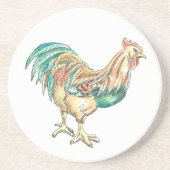 Rooster Art Getränkeuntersetzer (Vorne)