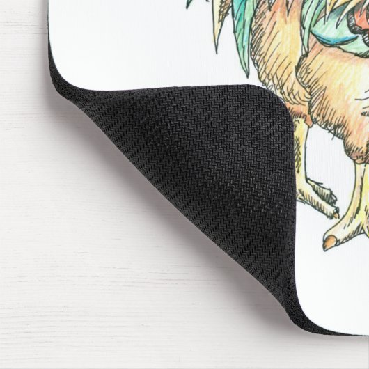 Rooster Art Mousepad (Ecke)