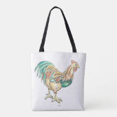 Rooster Art Tasche (Rückseite)
