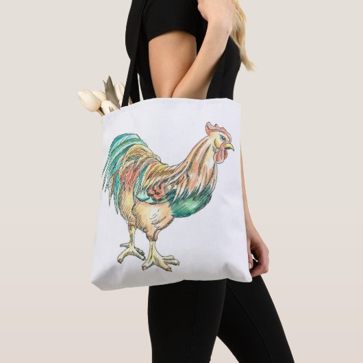 Rooster Art Tasche (Von Nahem)