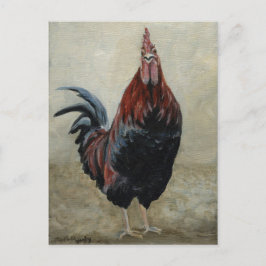 Rooster Attitude Postkarte