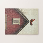 Rooster auf dem Dach Puzzle (Horizontal)