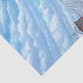 Rooster auf einer Entfärbungsseite für Sonnenblume Seidenpapier (Detail)