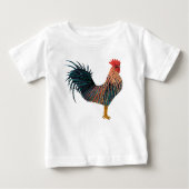 Rooster Baby T-shirt (Vorderseite)