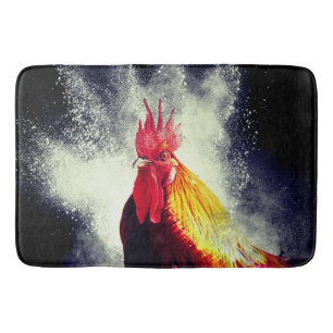Rooster Badematte