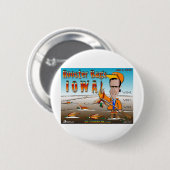 Rooster Bags Iowa Button (Vorne & Hinten)